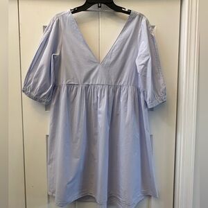 Zara Basic Babydoll Dress Lavender Medium Summer Spring Flowy Purple